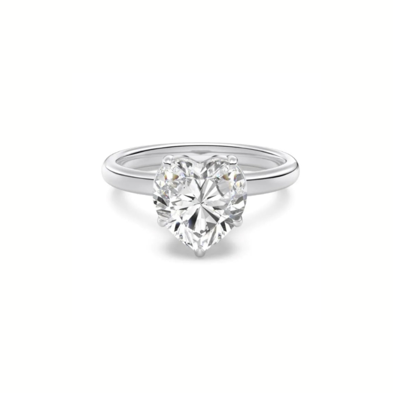Heart moissanite ring - 3CT
