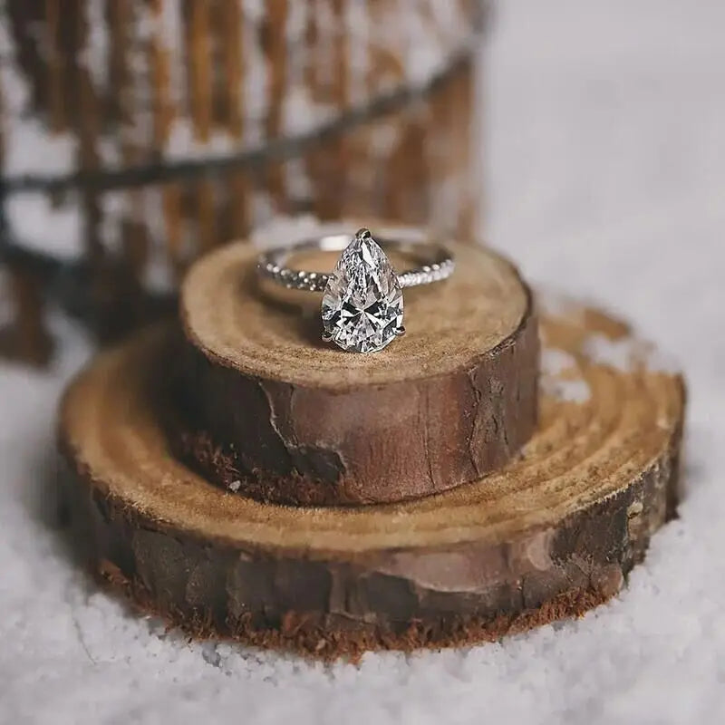 Pear Diamond Ring - 2CT