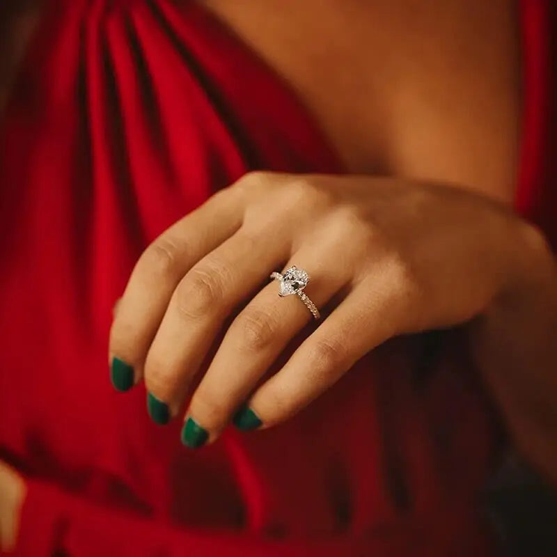 Pear Diamond Ring - 2CT