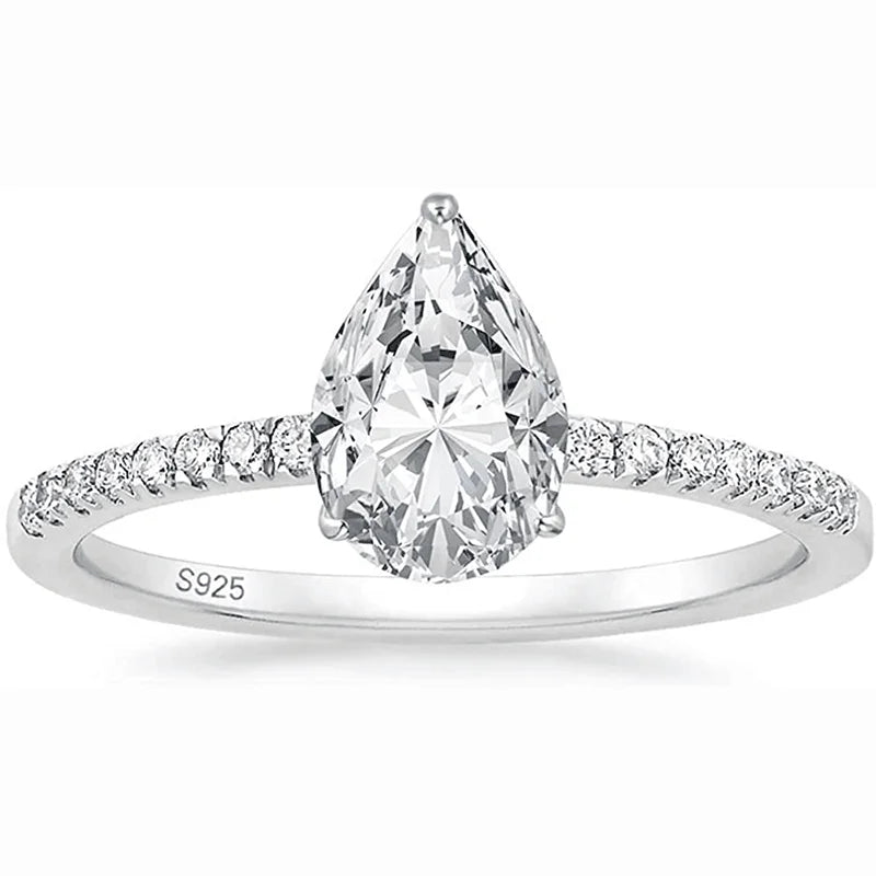 Pear Diamond Ring - 2CT