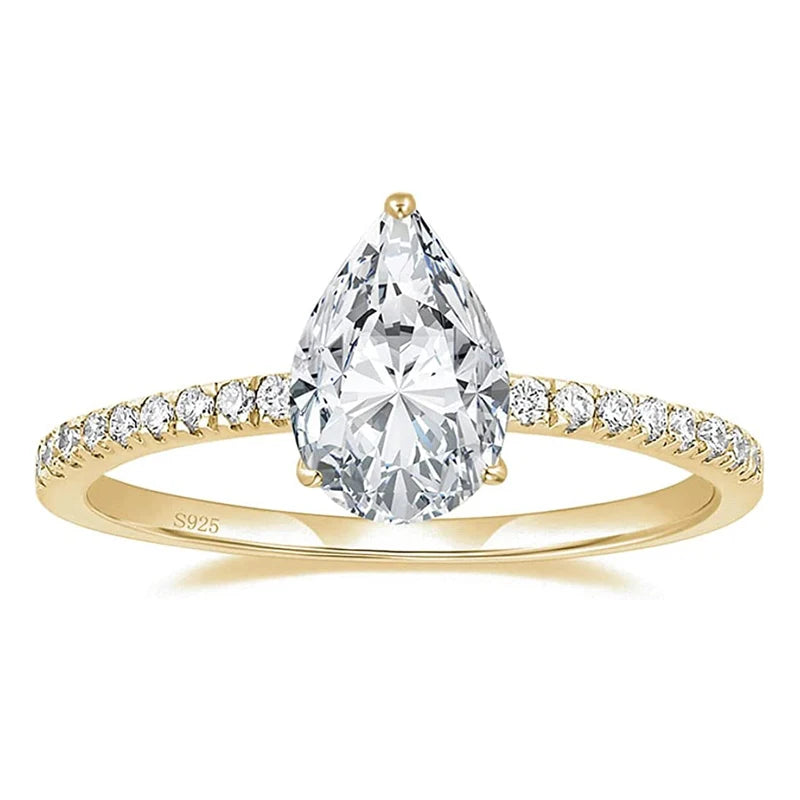 Pear Diamond Ring - 2CT
