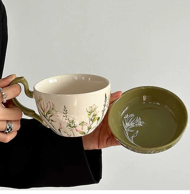 Rural Morning Ceramic Cup Set 460 ml