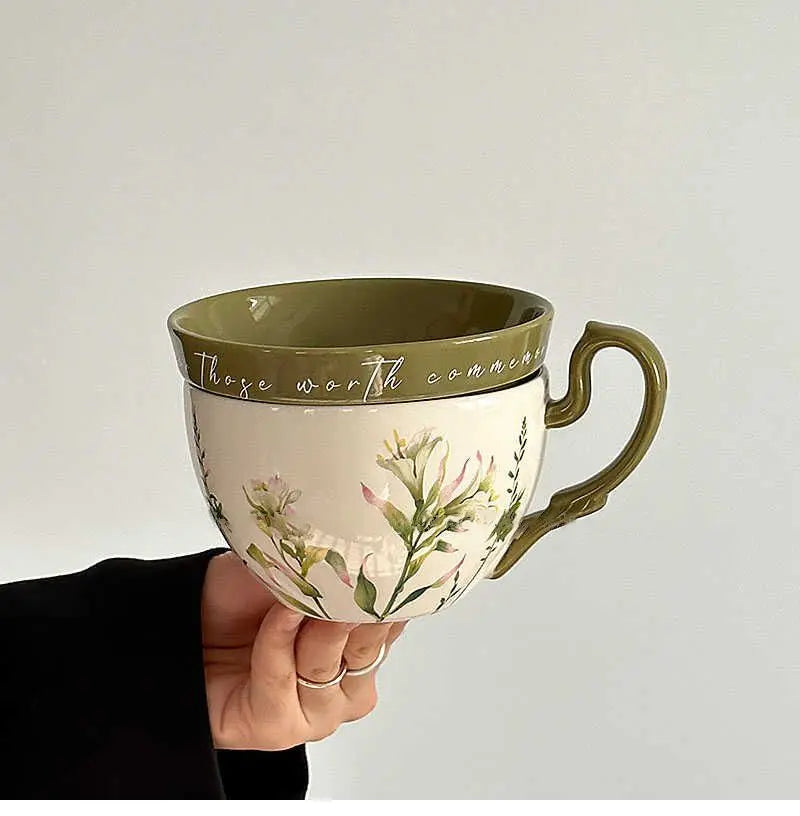 Rural Morning Ceramic Cup Set 460 ml