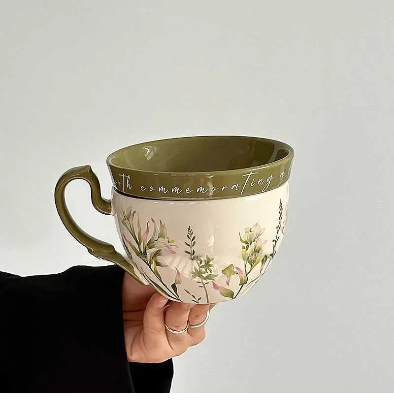 Rural Morning Ceramic Cup Set 460 ml