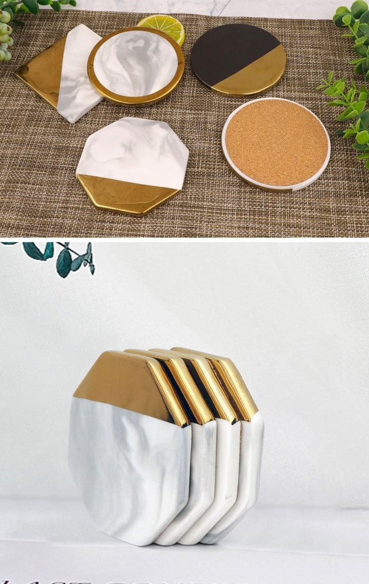 Lukie geometric Coasters