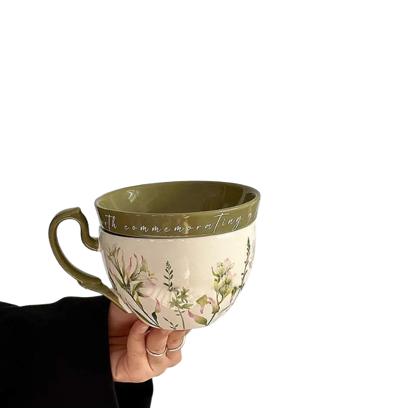 Rural Morning Ceramic Cup Set 460 ml