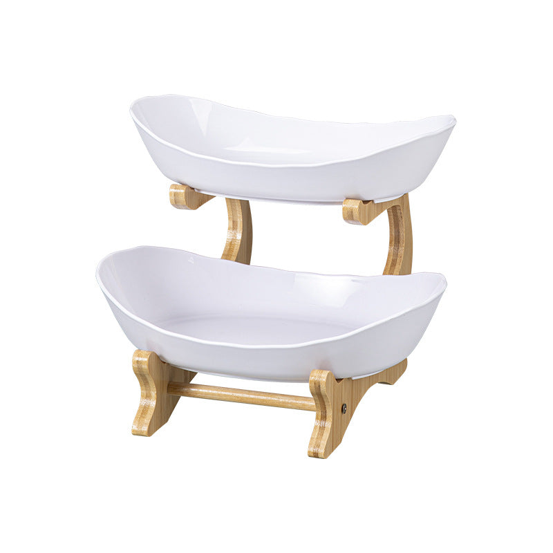 Three-layer Double-layer Plastic Shelf fruit Plate