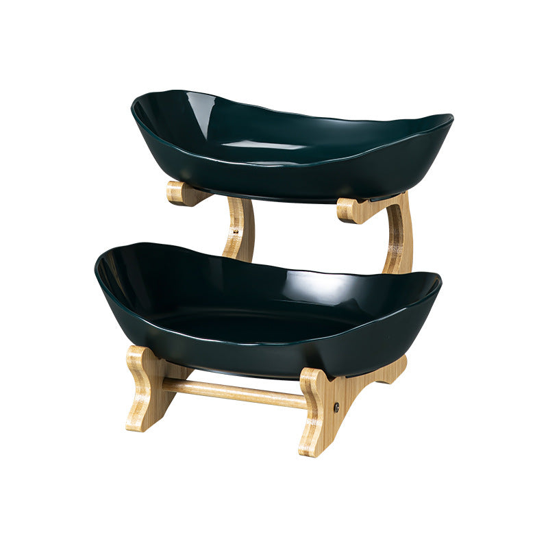 Three-layer Double-layer Plastic Shelf fruit Plate