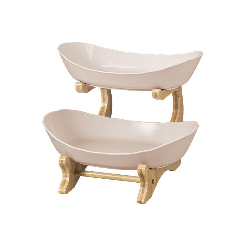 Three-layer Double-layer Plastic Shelf fruit Plate