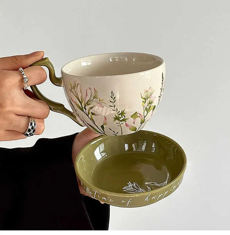 Rural Morning Ceramic Cup Set 460 ml