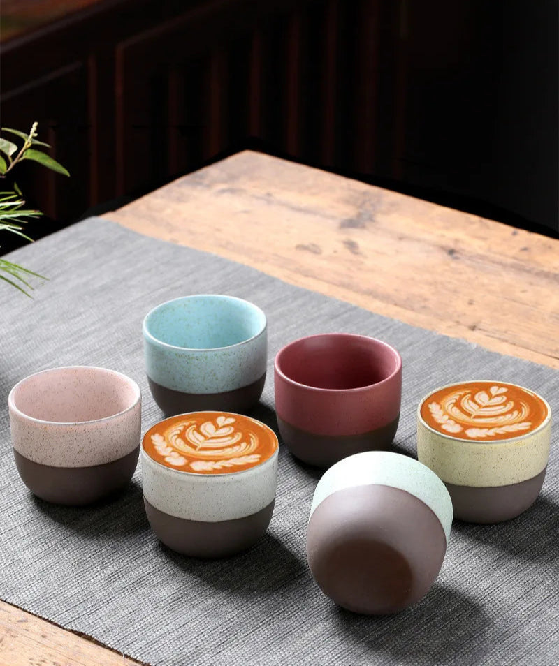 Handmade ceramic coffee mug 120 mk