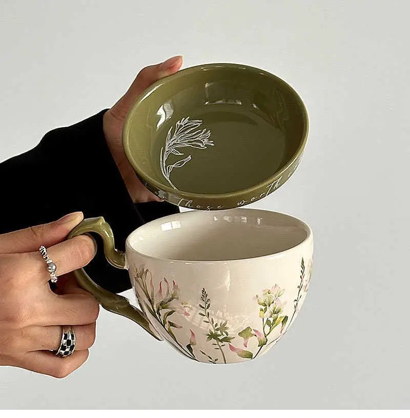 Rural Morning Ceramic Cup Set 460 ml