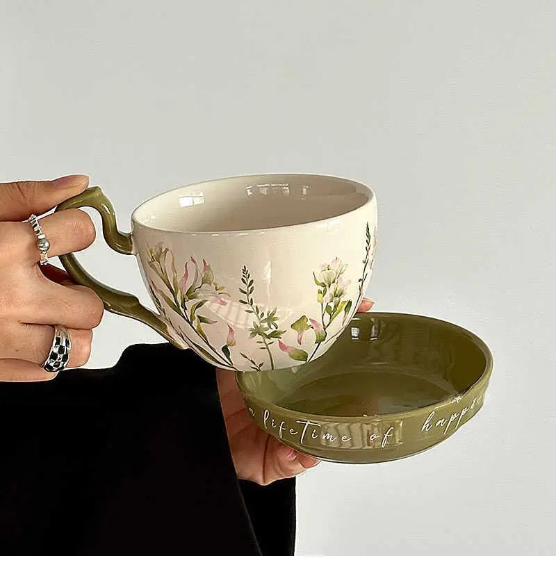 Rural Morning Ceramic Cup Set 460 ml