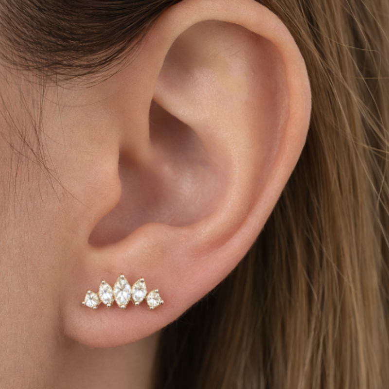 1Pc Stud Earrings