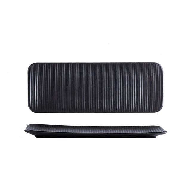 Lizan stripe Tray - large