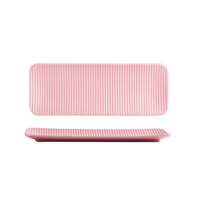 Lizan stripe Tray - large