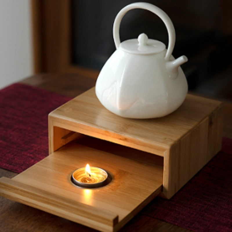 Bamboo teapot Warmer